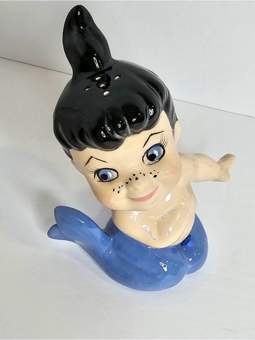 Vintage ceramic mermaid